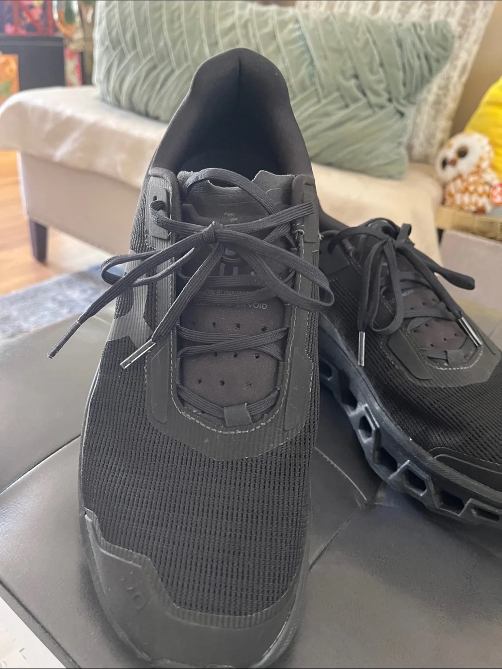 On Cloudmonster Void Black/black Men’s Athletic Running Shoes size 11.0